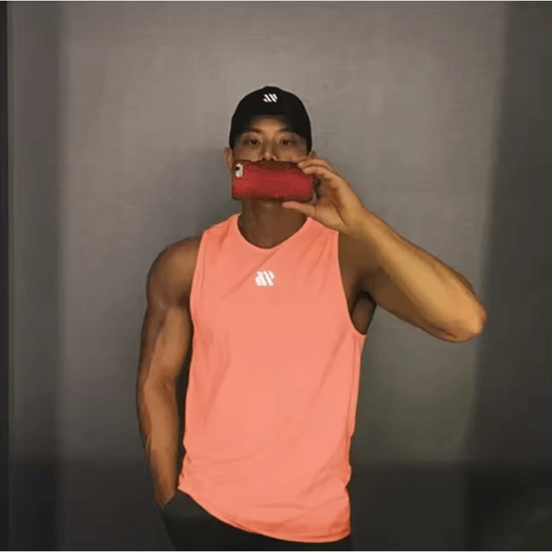 Mens Breathable Mesh Gym Tank Top Quick Dry Fitness Running Vest 9