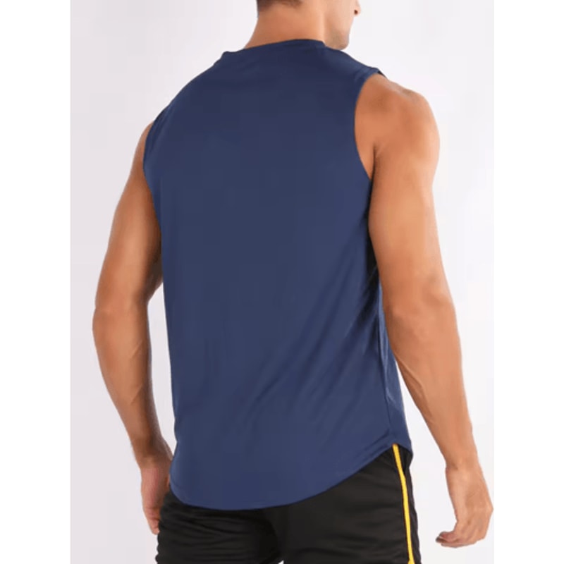 Mens Breathable Mesh Gym Tank Top Quick Dry Fitness Running Vest 10