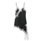 Womens Satin Lace Backless Sling Dress Asymmetric Sexy Summer Party Dress 1