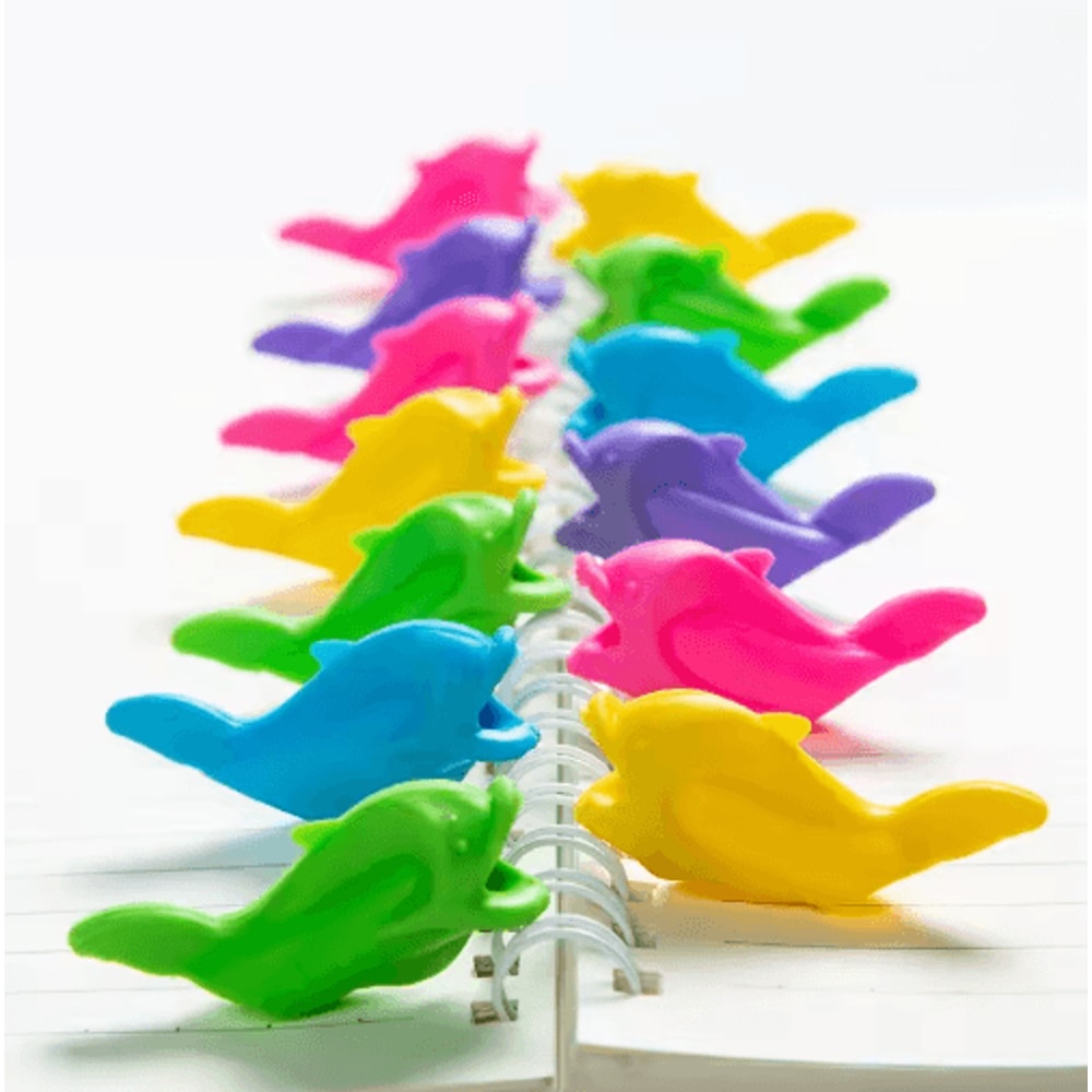 Kids Silicone Pencil Grip Set 10PCS Ergonomic Writing Aid For Handwriting Training 5