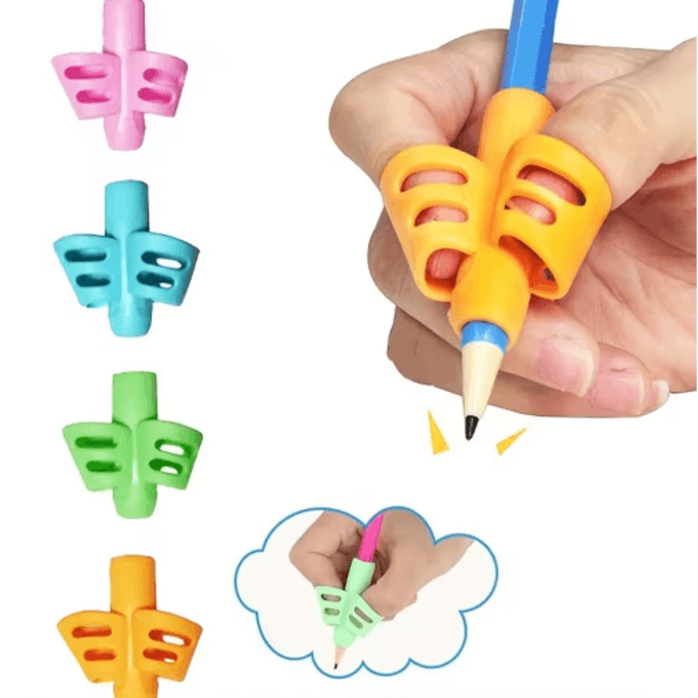 TwoFinger Pencil Grip Writing Correction Aid For Kids Students 0