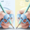5Finger Silicone Pencil Grip Kids Handwriting Training Posture Correction Aid 4