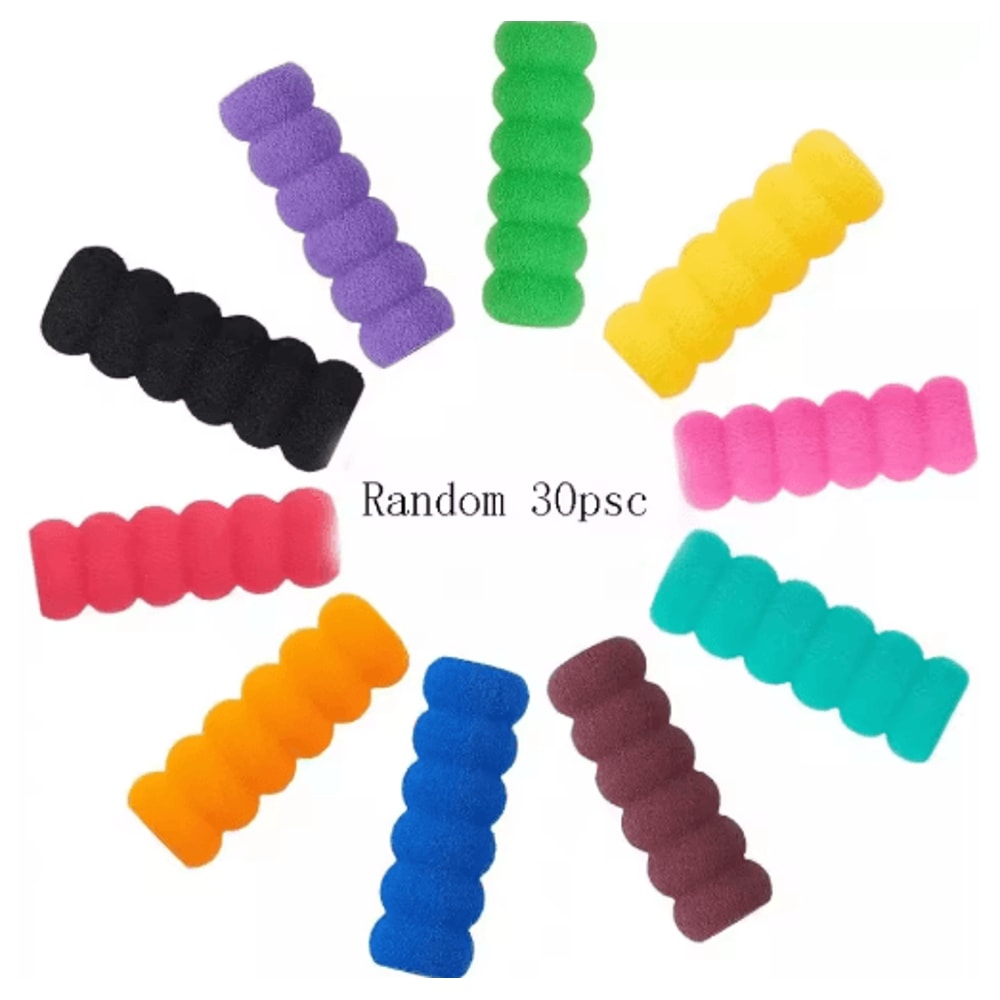 30PCS Soft Sponge Pencil Grips For Kids AntiSlip Handwriting Finger Support Set 1