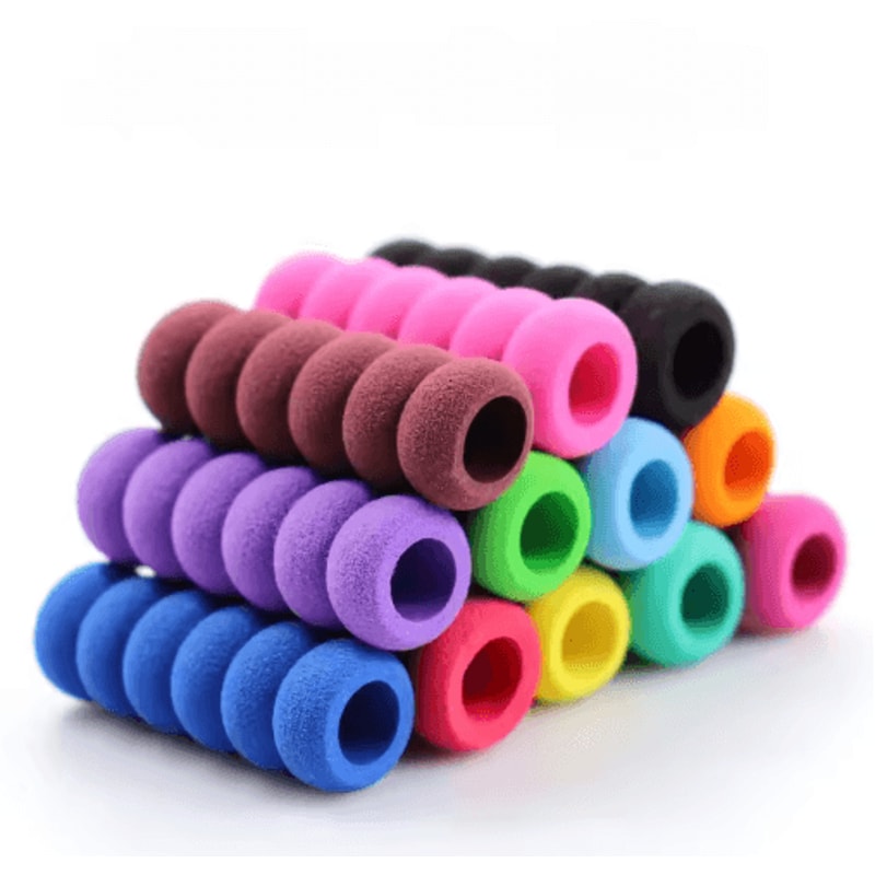 30PCS Soft Sponge Pencil Grips For Kids AntiSlip Handwriting Finger Support Set 0