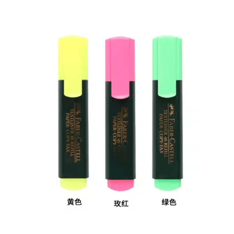 FaberCastell Fluorescent Highlighter Pens Candy Color Textliner Markers Set 5