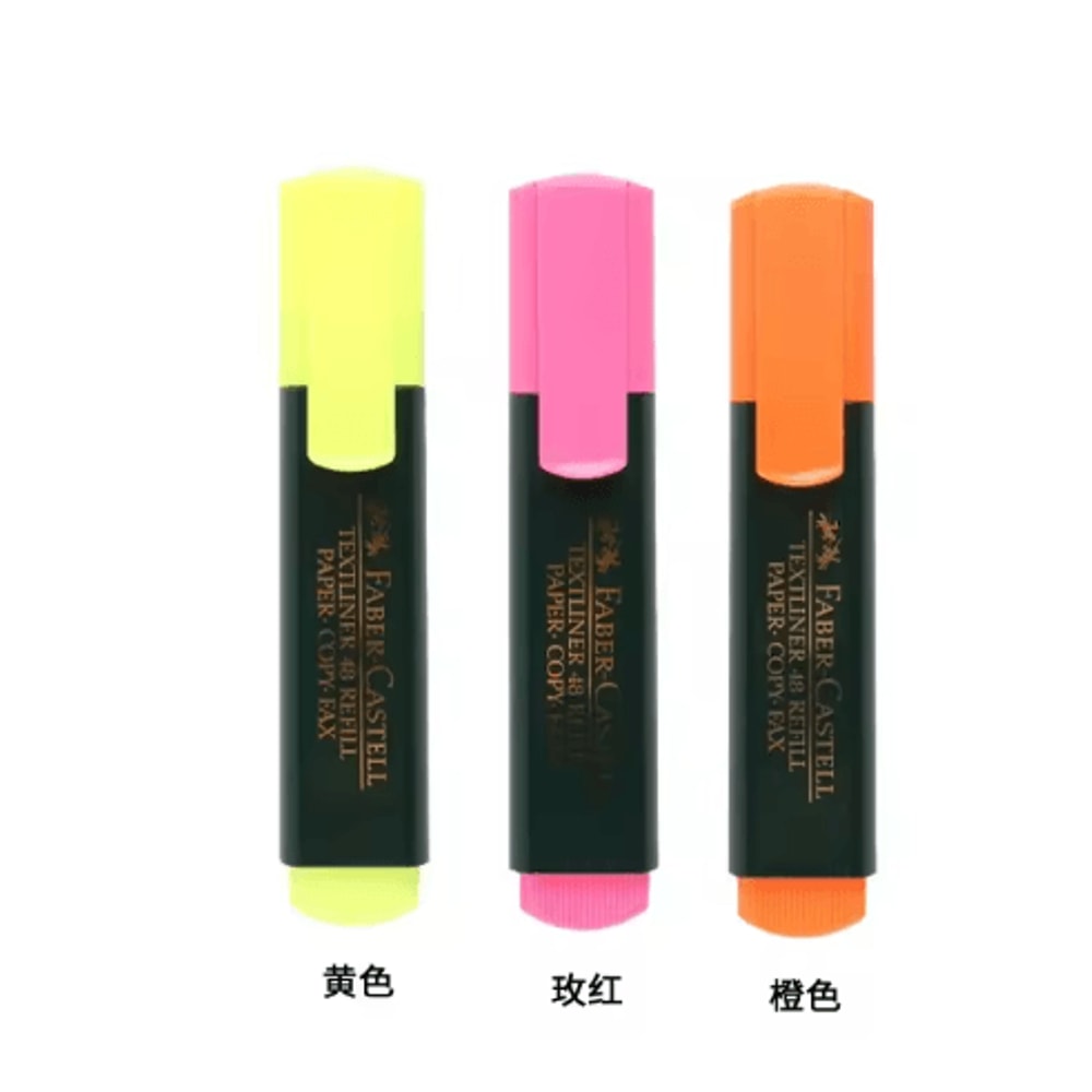 FaberCastell Fluorescent Highlighter Pens Candy Color Textliner Markers Set 6