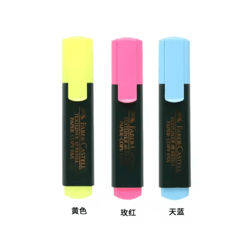 FaberCastell Fluorescent Highlighter Pens Candy Color Textliner Markers Set 8