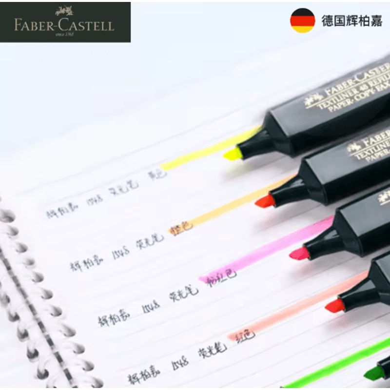 FaberCastell Fluorescent Highlighter Pens Candy Color Textliner Markers Set 23