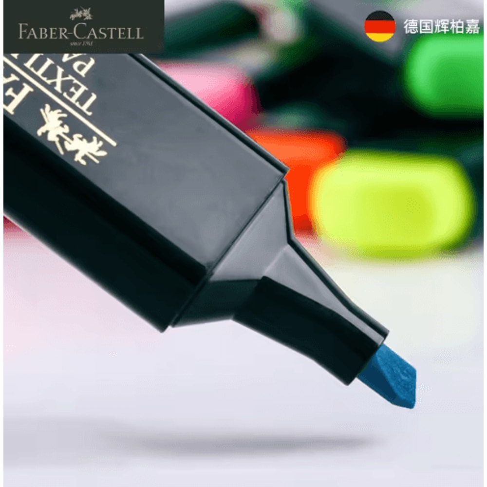 FaberCastell Fluorescent Highlighter Pens Candy Color Textliner Markers Set 24