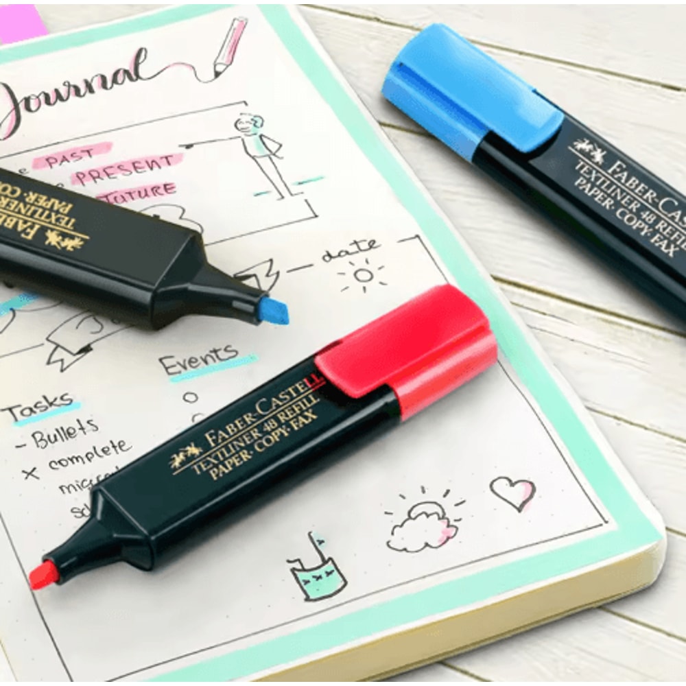 FaberCastell Fluorescent Highlighter Pens Candy Color Textliner Markers Set 25