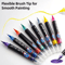 8Color Metallic Glitter Brush Pens Paint Marker Set For Art Craft 2