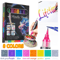 8Color Metallic Glitter Brush Pens Paint Marker Set For Art Craft 0