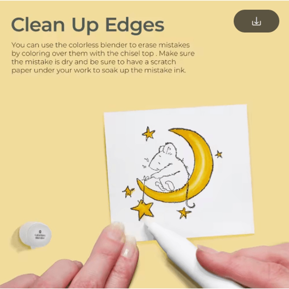 Ohuhu Honolulu Colorless Blender Markers 6Pack AlcoholBased No0 Blender Pens 3