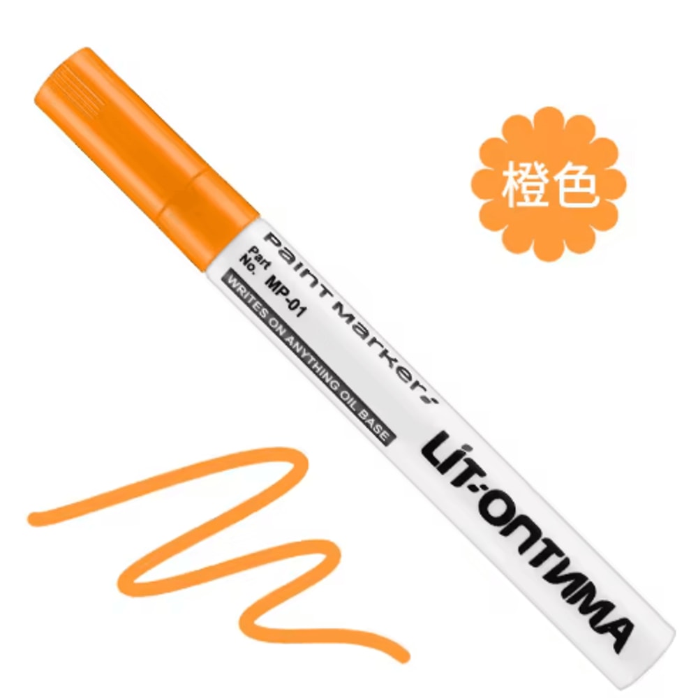 12Color Waterproof Paint Marker Set MultiSurface Permanent Art Pens 6