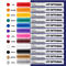 12Color Waterproof Paint Marker Set MultiSurface Permanent Art Pens 14