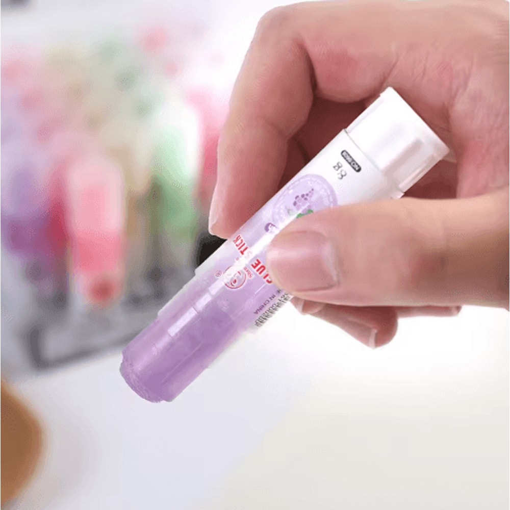 Cartoon NonToxic Glue Sticks Set Strong Adhesive School Craft Essential 3pcs 2