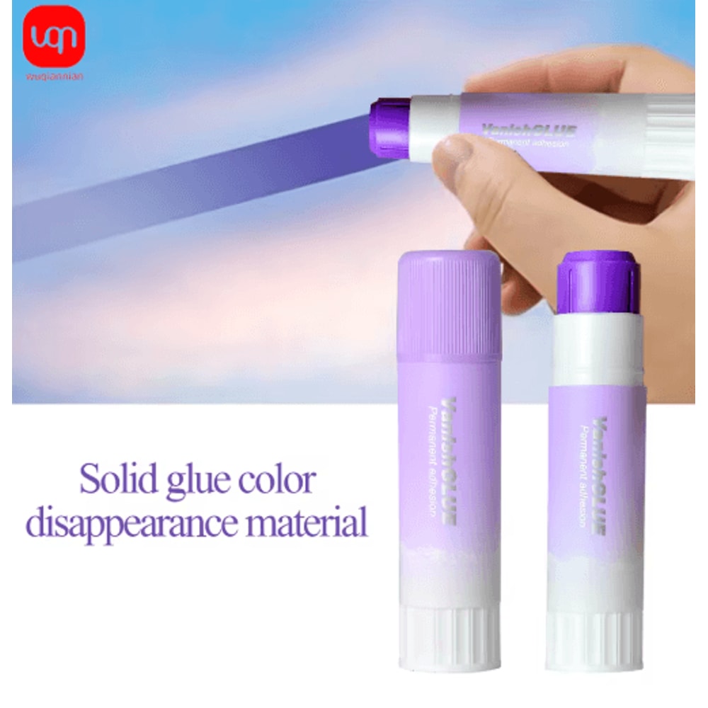 Purple Color Changing Glue Stick High Viscosity School Craft Essential 136pcs 5