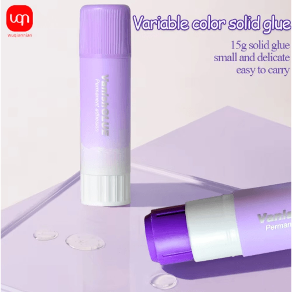 Purple Color Changing Glue Stick High Viscosity School Craft Essential 136pcs 8