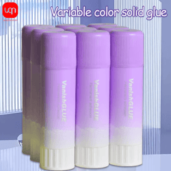purple color changing glue stick – high viscosity school & craft essential (1/3/6pcs)