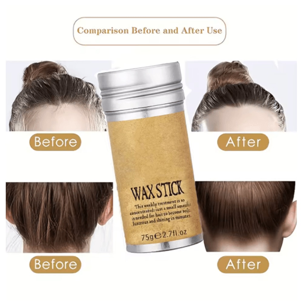 Sleek Finish Hair Wax Stick AntiFrizz Edge Control Styling Essential 4