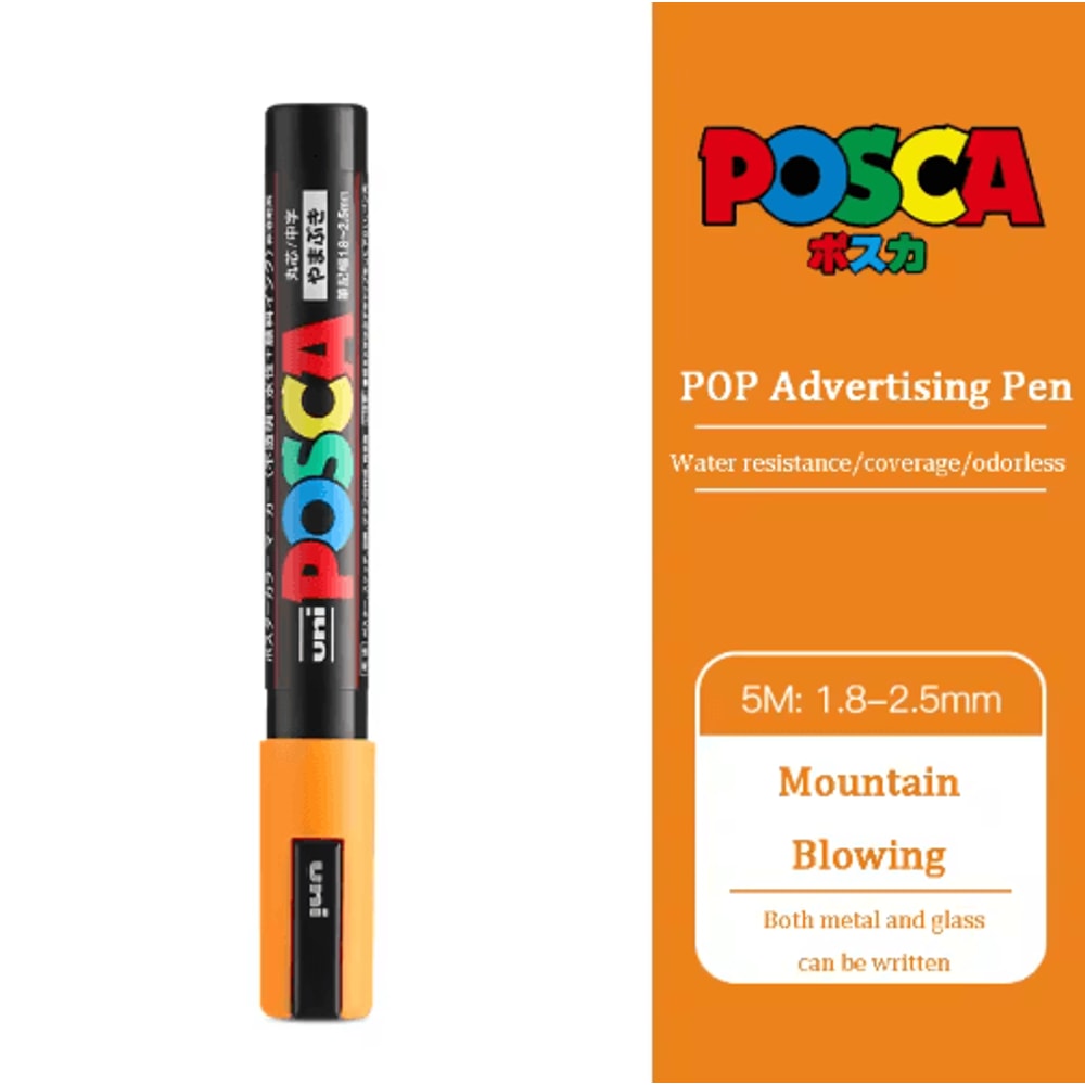Uni POSCA Acrylic Marker Set PC5M MultiSurface Paint Pens 29 Colors 2