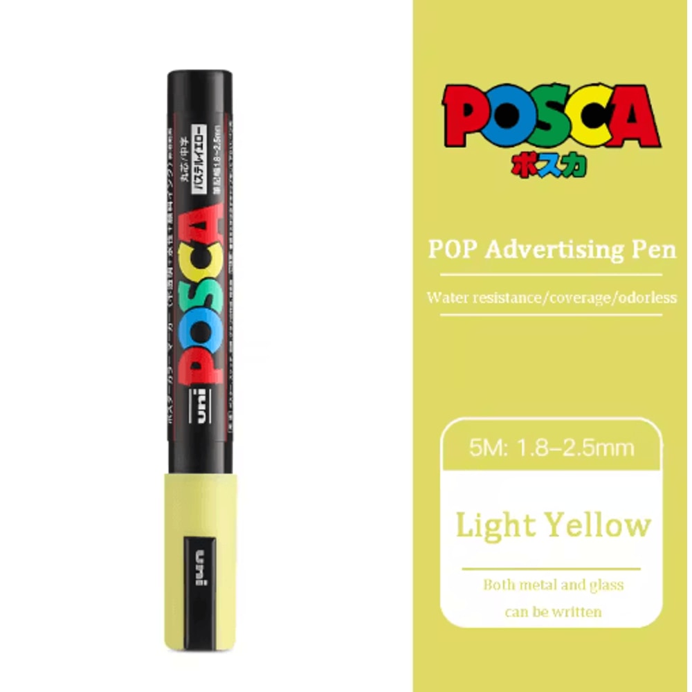 Uni POSCA Acrylic Marker Set PC5M MultiSurface Paint Pens 29 Colors 3