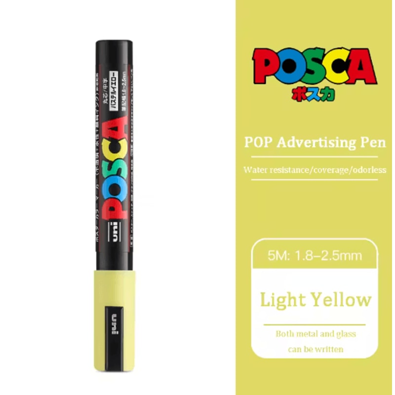 Uni POSCA Acrylic Marker Set PC5M MultiSurface Paint Pens 29 Colors 3