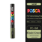 Uni POSCA Acrylic Marker Set PC5M MultiSurface Paint Pens 29 Colors 15