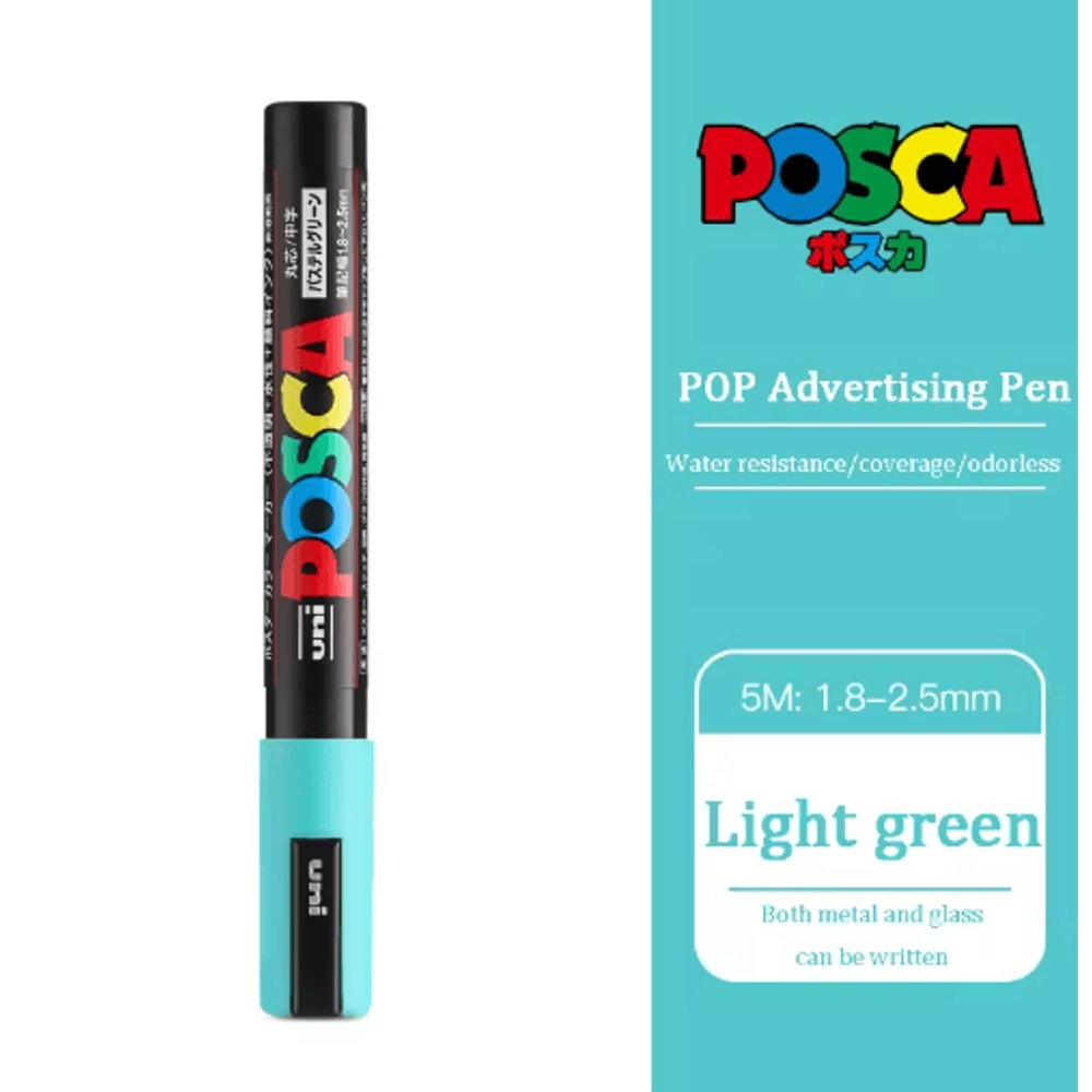 Uni POSCA Acrylic Marker Set PC5M MultiSurface Paint Pens 29 Colors 18