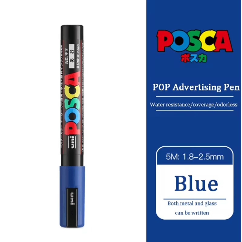 Uni POSCA Acrylic Marker Set PC5M MultiSurface Paint Pens 29 Colors 20