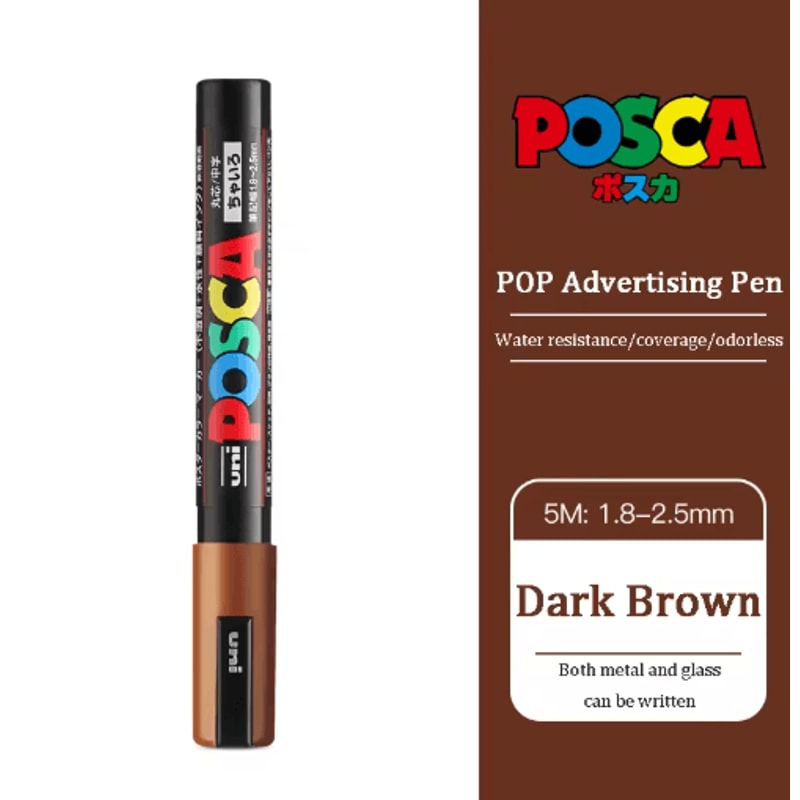 Uni POSCA Acrylic Marker Set PC5M MultiSurface Paint Pens 29 Colors 29
