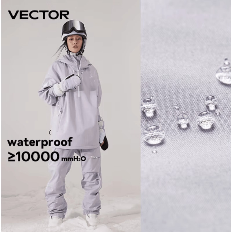 All Weather Ski Jacket And Pants Set Waterproof Windproof Snowboard Suit 18