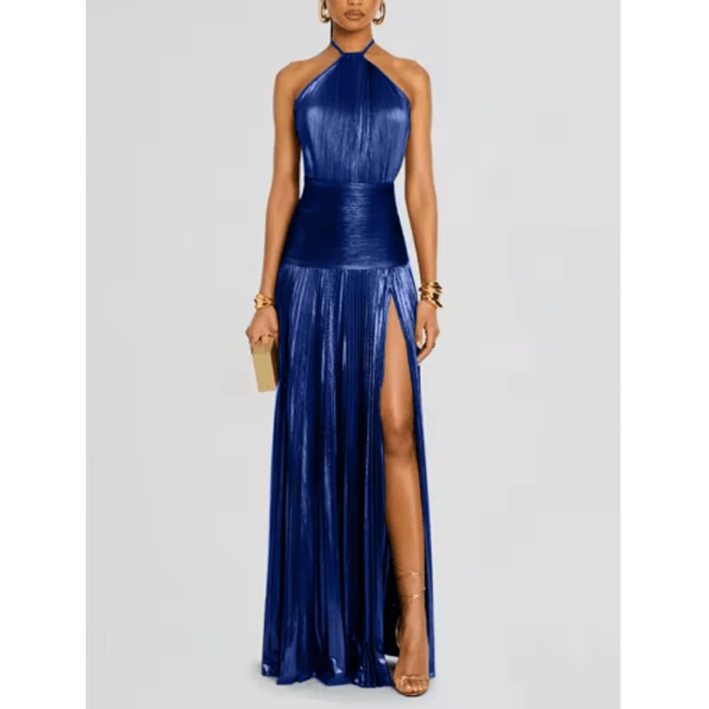 Luxurious Corset Party Dress Off Shoulder Slit Celebrity Evening Gown 1