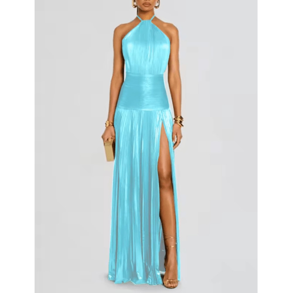 Luxurious Corset Party Dress Off Shoulder Slit Celebrity Evening Gown 4