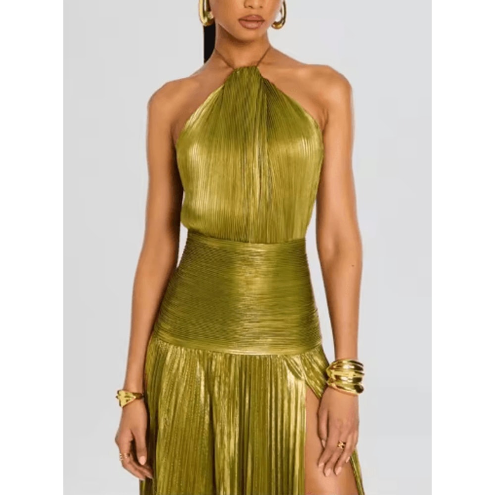 Luxurious Corset Party Dress Off Shoulder Slit Celebrity Evening Gown 8