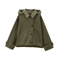 Modern Hooded Trench Coat Short Lapel Single Breasted Autumn Jacket 2