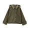 Modern Hooded Trench Coat Short Lapel Single Breasted Autumn Jacket 2