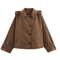 Modern Hooded Trench Coat Short Lapel Single Breasted Autumn Jacket 3