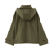 Modern Hooded Trench Coat Short Lapel Single Breasted Autumn Jacket 6