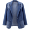 Slim Fit Women Denim Jacket Casual Spring Autumn Outerwear 3