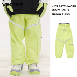 vector kids ski pants waterproof windproof snowboard trousers for children