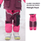 VECTOR Kids Ski Pants Waterproof Windproof Snowboard Trousers For Children 2