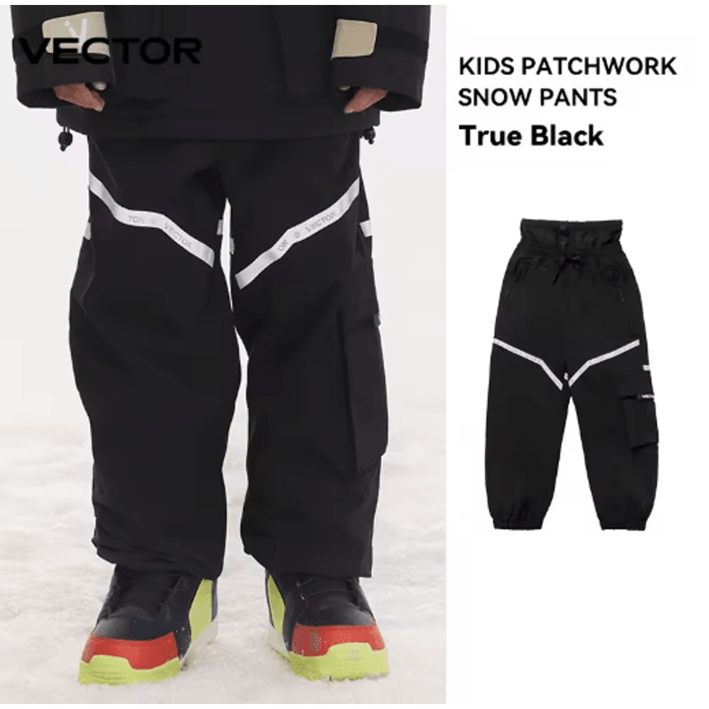 VECTOR Kids Ski Pants Waterproof Windproof Snowboard Trousers For Children 3