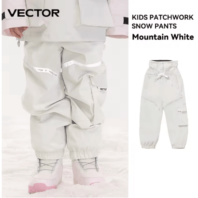 VECTOR Kids Ski Pants Waterproof Windproof Snowboard Trousers For Children 7