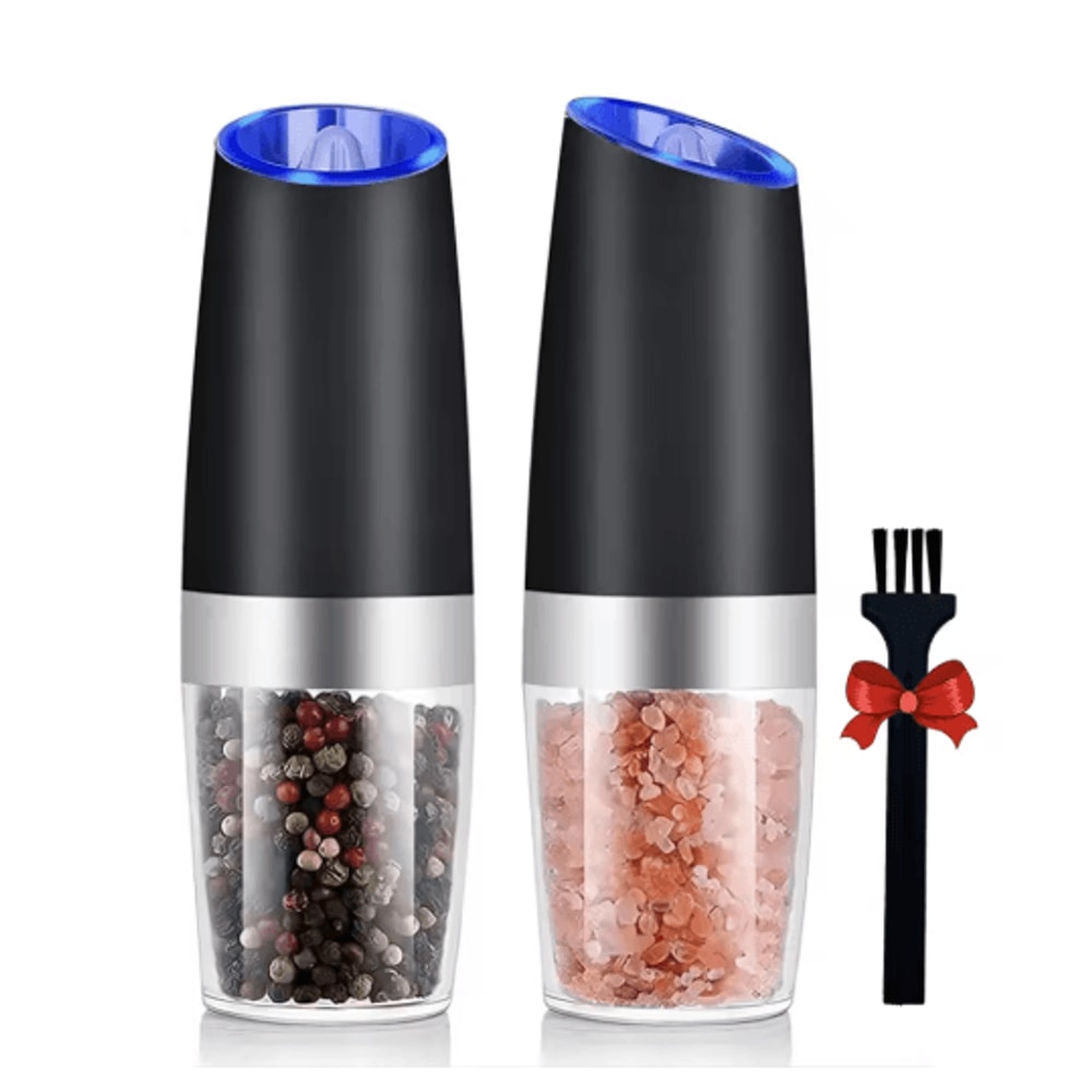 Smart Electric Salt And Pepper Grinder Gravity Automatic Adjustable Spice Mill 1