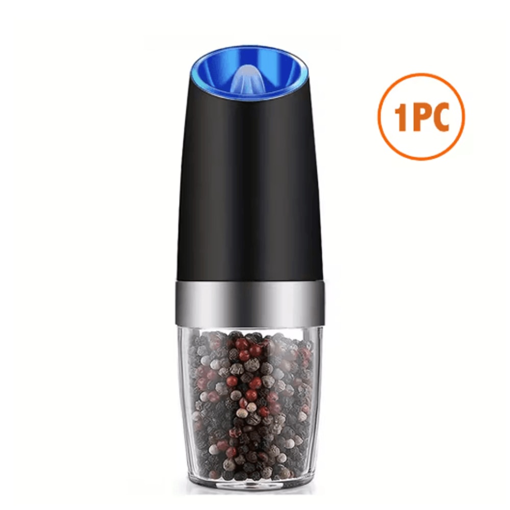 Smart Electric Salt And Pepper Grinder Gravity Automatic Adjustable Spice Mill 2