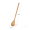 Natural Wooden Tea Spoon Set Long Coffee Dessert Stirring Spoons 4