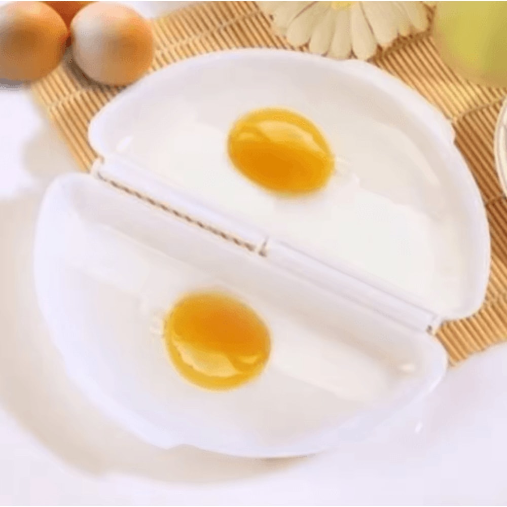 QuickCook Microwave Egg Cooker Omelette Maker Silicone Egg Poacher Tray 5