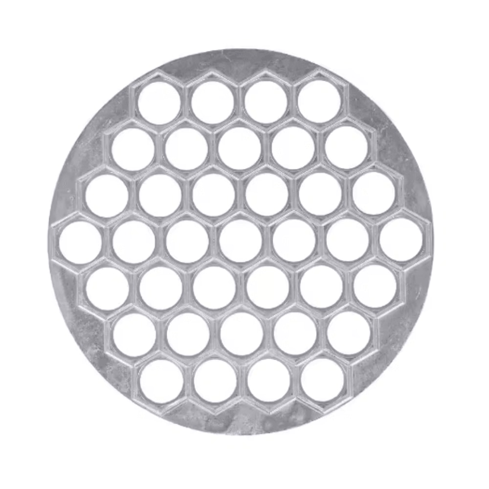 37 Hole Dumpling Maker Mold Aluminum Pelmeni Ravioli Press Tray 0