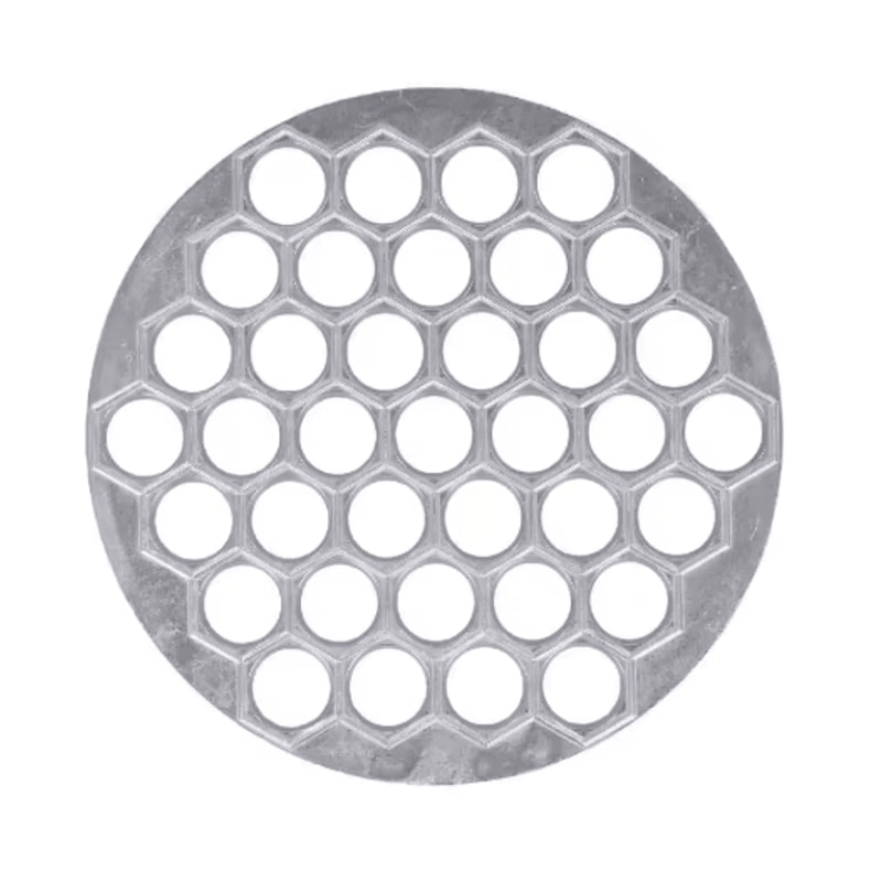 37 Hole Dumpling Maker Mold Aluminum Pelmeni Ravioli Press Tray 0